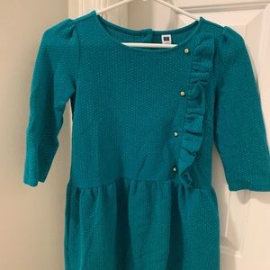 Teal/gold Janie & Jack dress